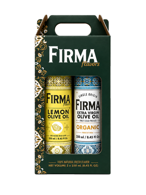 FIRMA Flavors olive oil gift set of 2