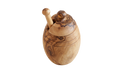 Olive Wood Honey Jar Set Large