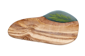 Olive Wood & Resin Decorative Serving Board