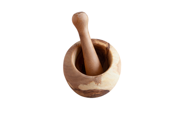 Olive Wood Small Mortar & Pestle