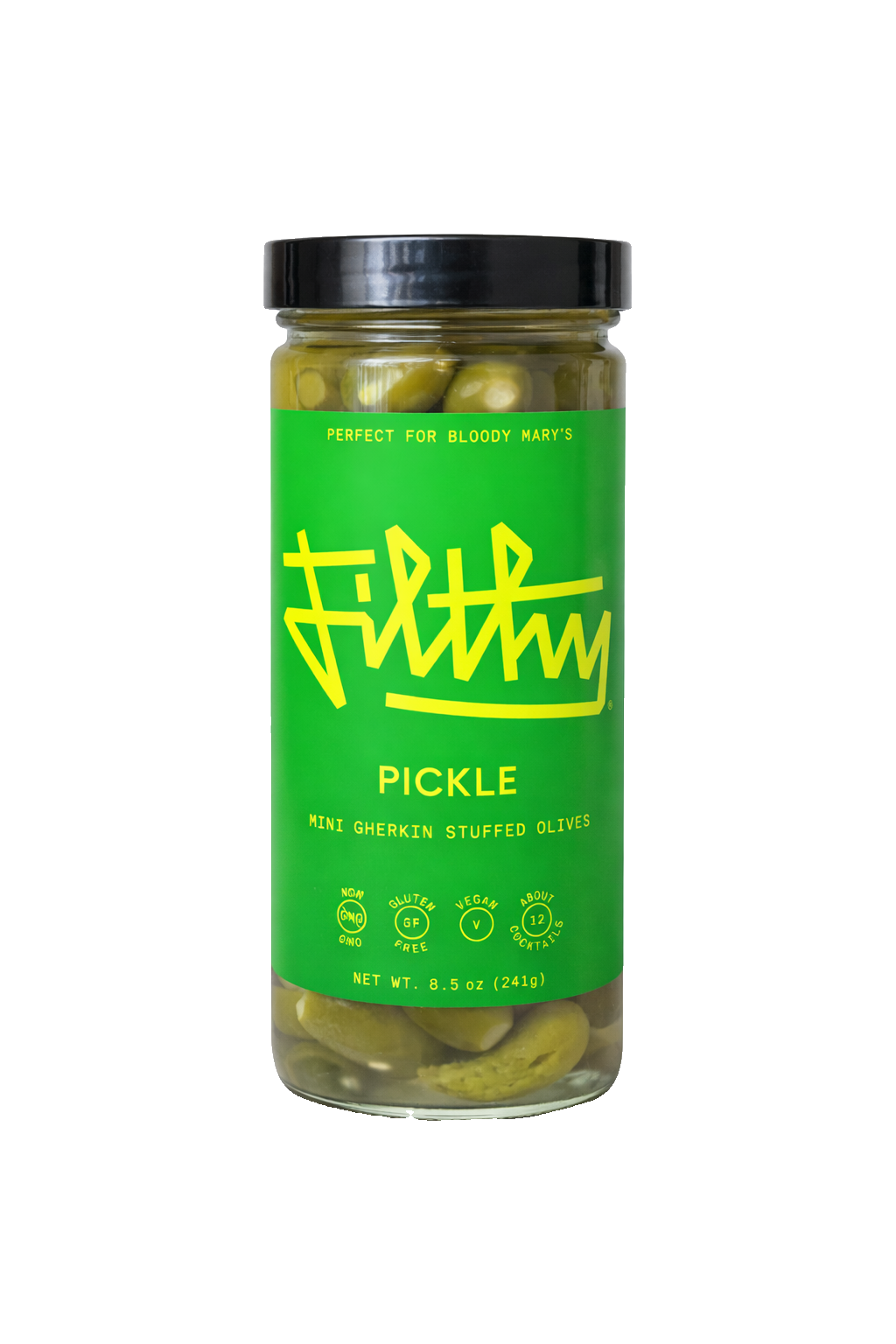 Mini Gherkin Stuffed Green Olives