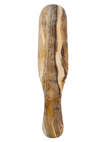 Olive wood cooking paddle